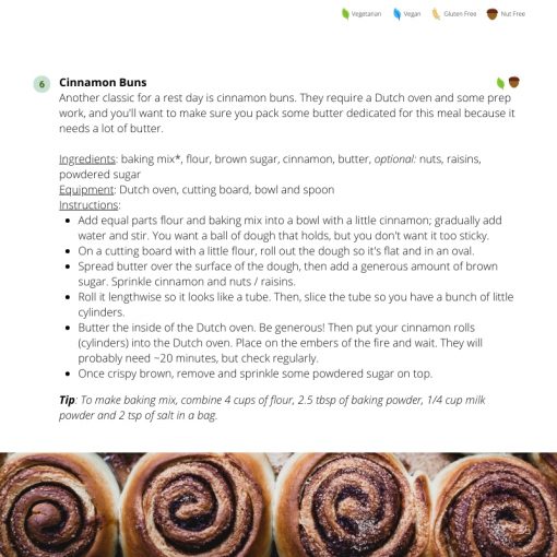 Cinnamon buns recipe